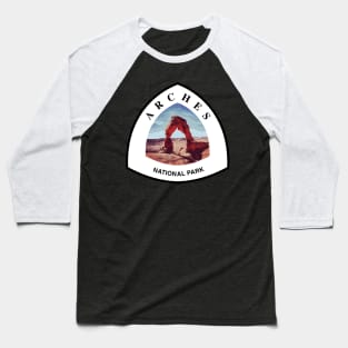 Arches National Park shield Baseball T-Shirt